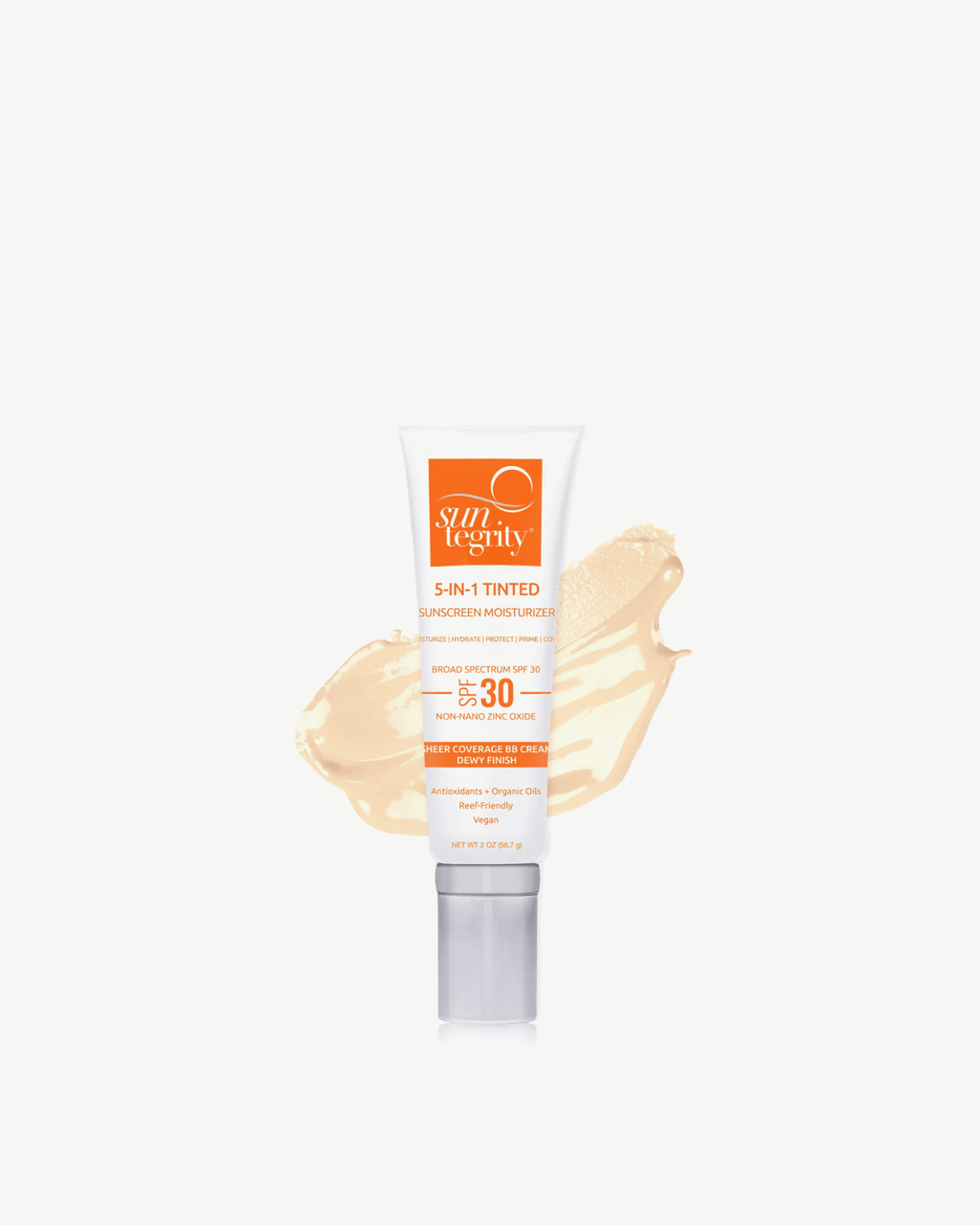 Écran solaire hydratant teinté 5-en-1 pour le visage