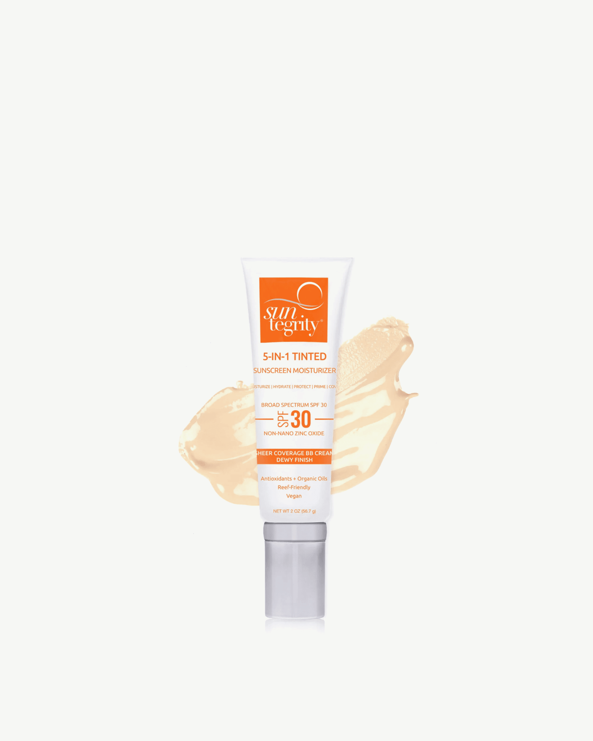 Écran solaire hydratant teinté 5-en-1 pour le visage