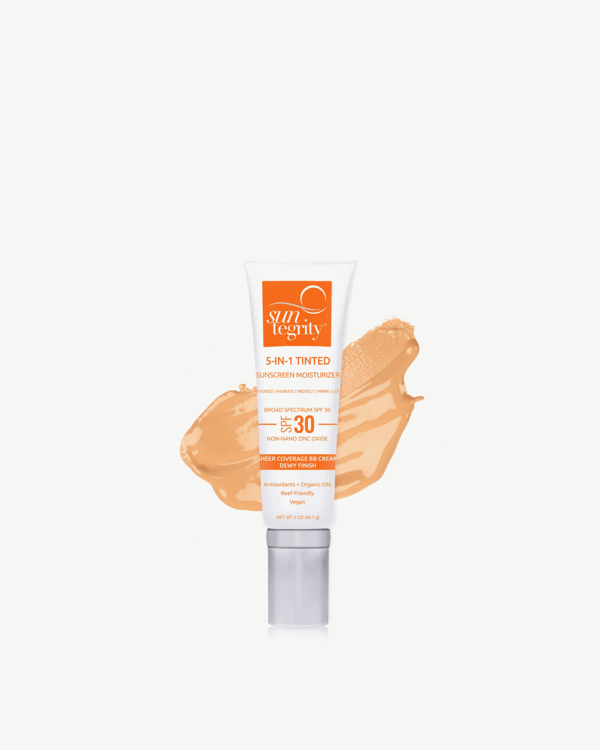 Écran solaire hydratant teinté 5-en-1 pour le visage