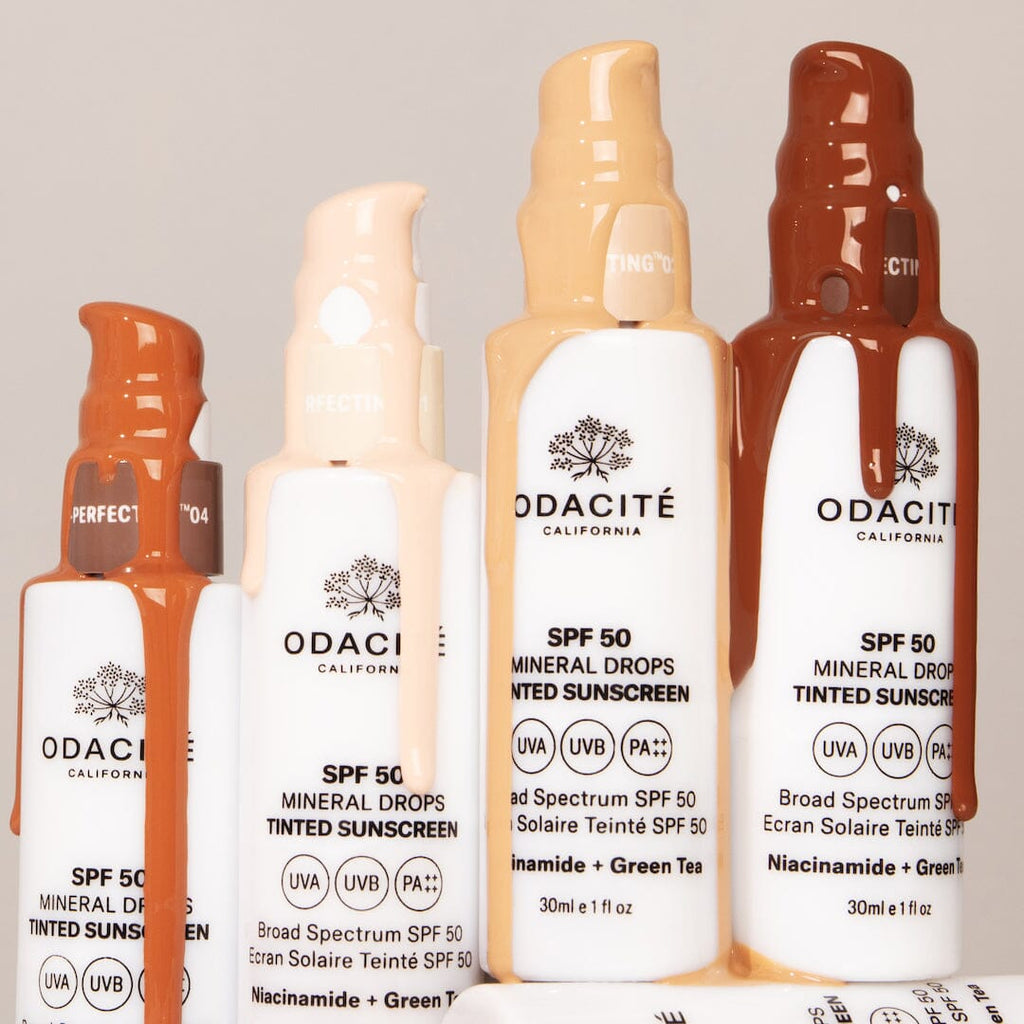 Écran solaire teinté en gouttes minérales FPS 50
