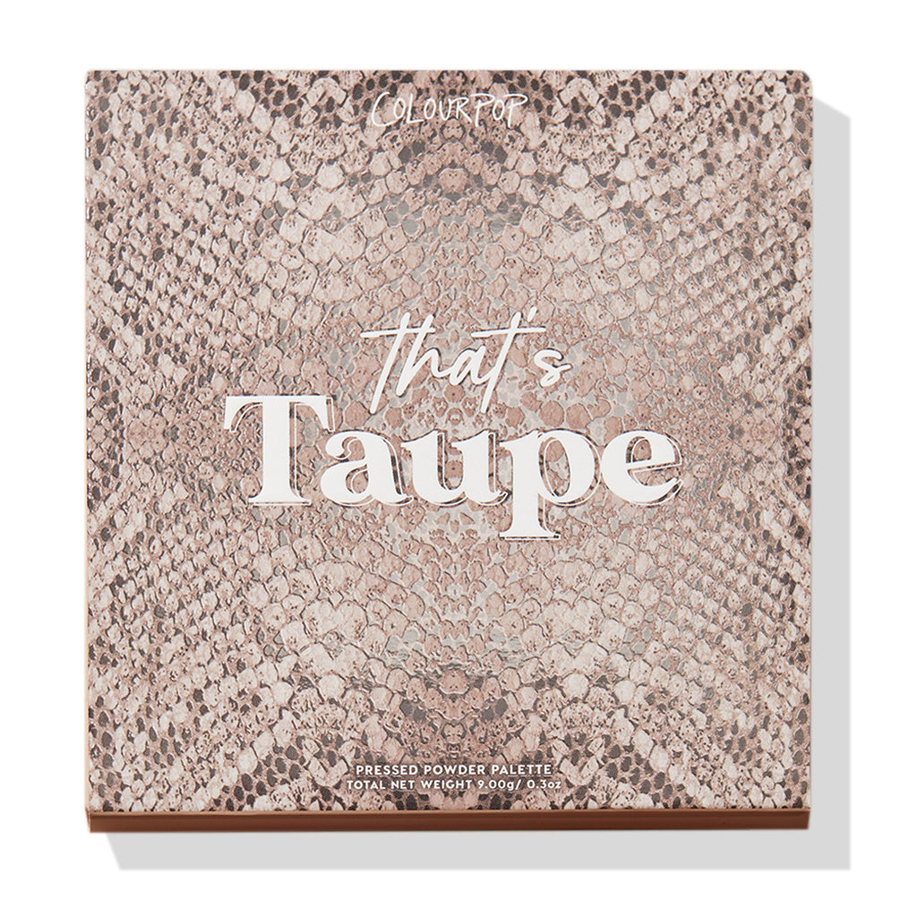 C'est taupe.
