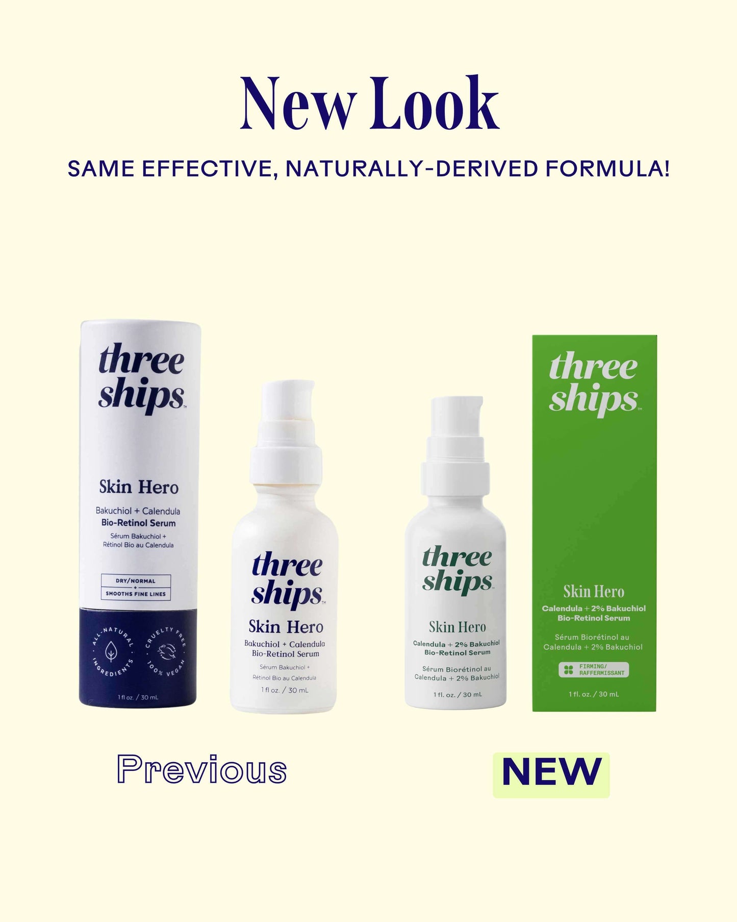 SkinHero™ Bakuchiol + Calendula Bio-Retinol Serum