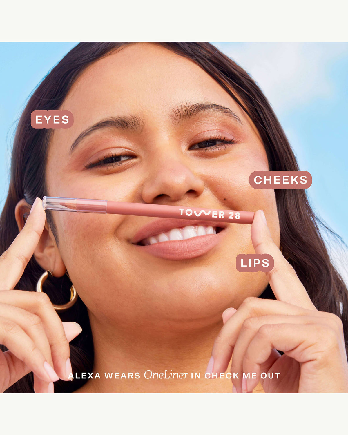 OneLiner Lip Liner + Eyeliner + Cheek Pencil
