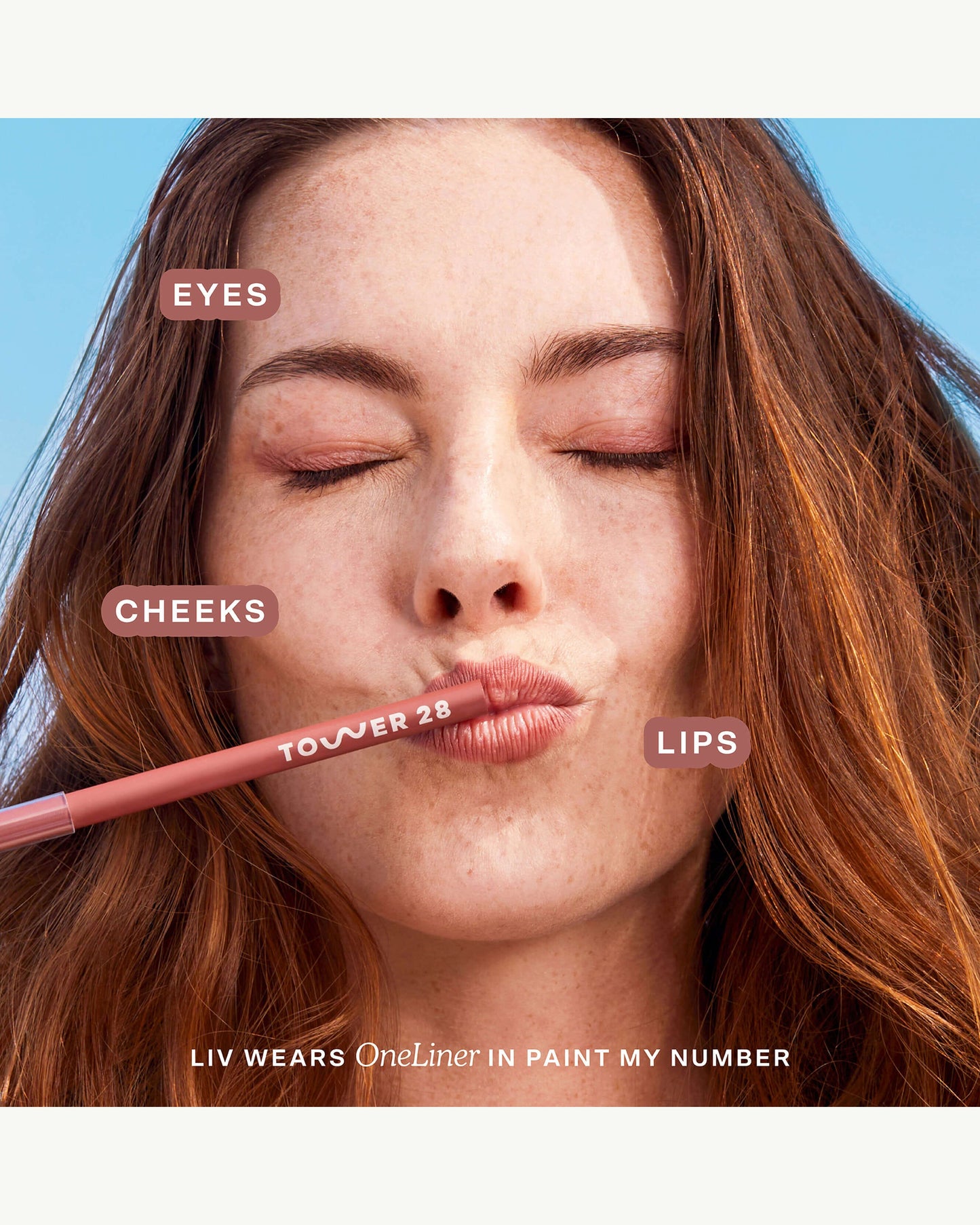 OneLiner Lip Liner + Eyeliner + Cheek Pencil