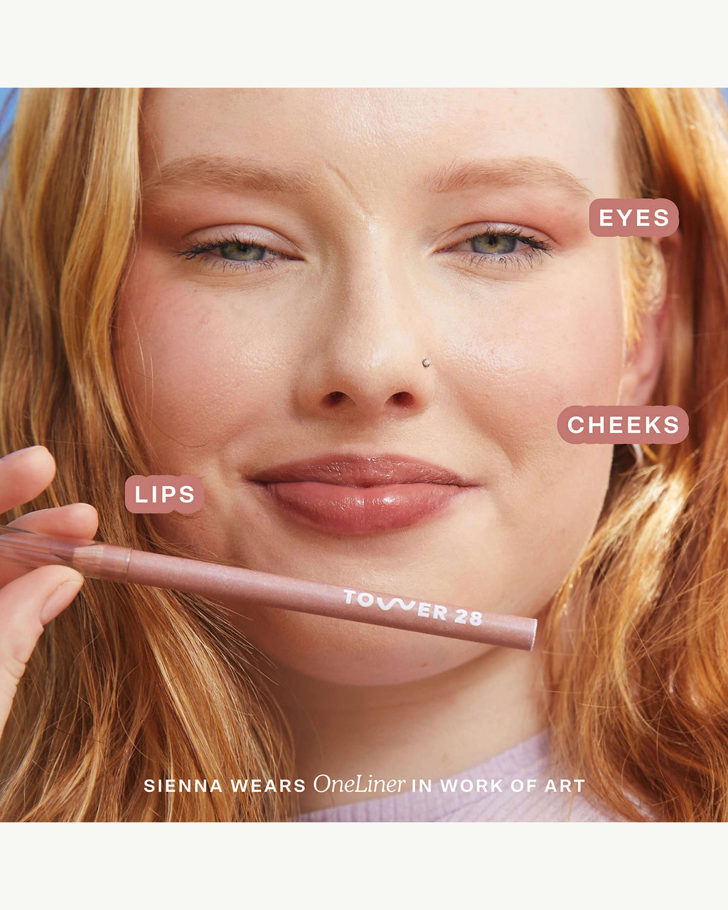 OneLiner Lip Liner + Eyeliner + Cheek Pencil