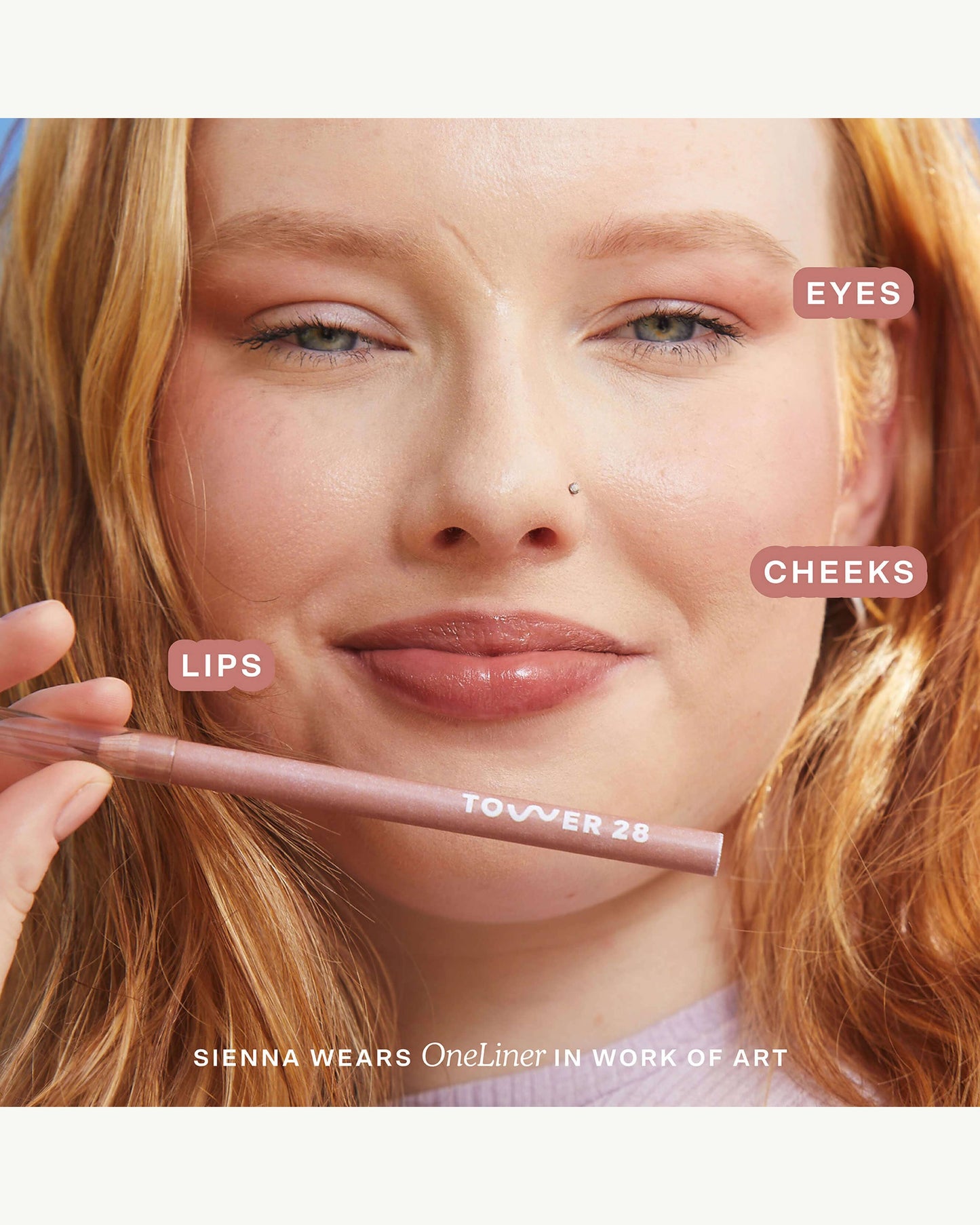 OneLiner Lip Liner + Eyeliner + Cheek Pencil