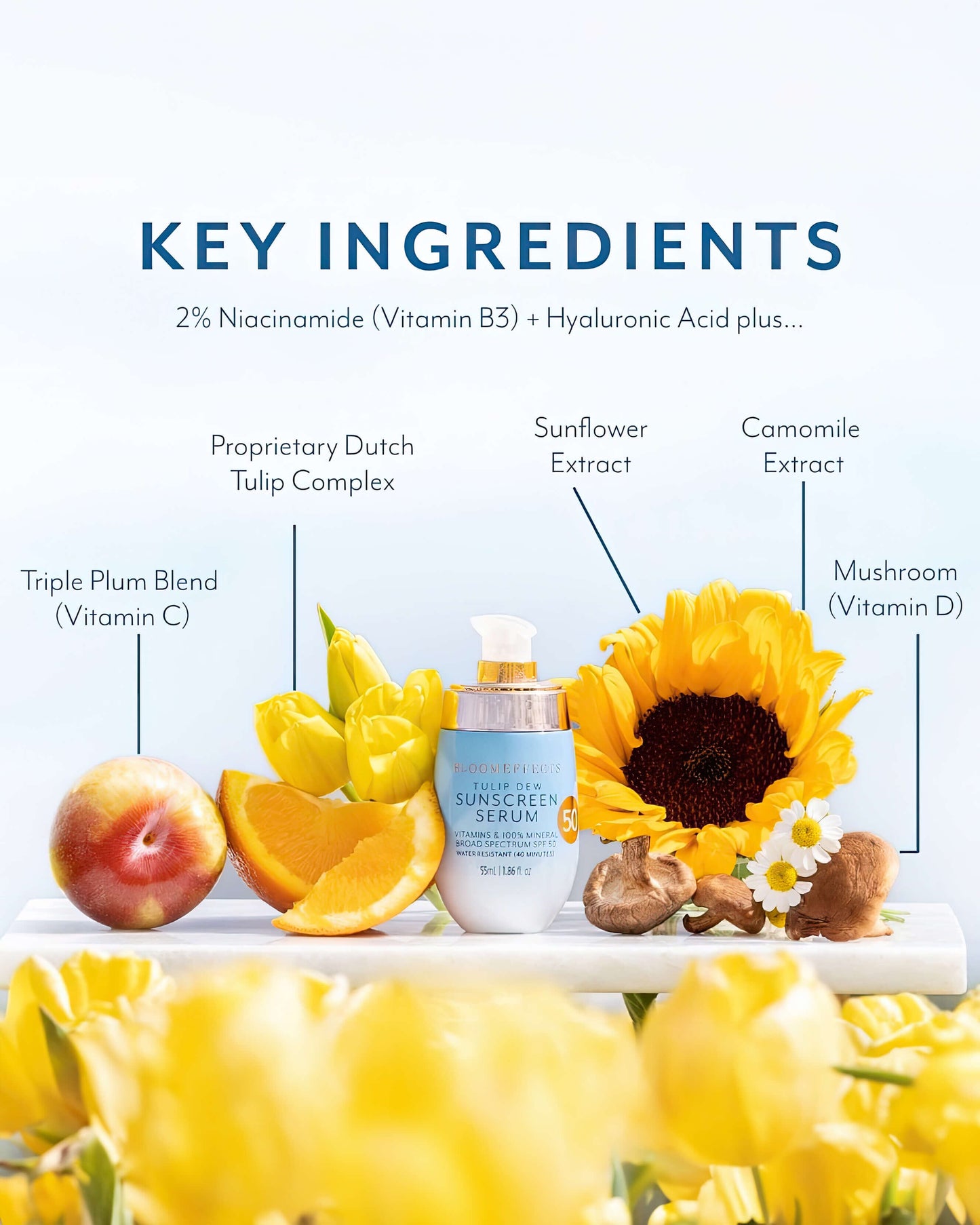 Tulipscreen Dew Serum Sunscreen SPF50