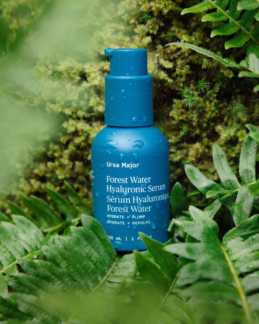Sérum à l'Acide Hyaluronique Forest Water avec Peptides pour une Peau Repulpée et Raffermie