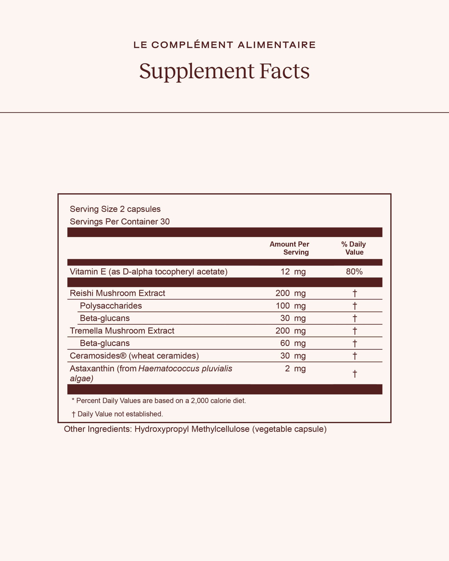Le Complément Alimentaire – Ceramide-Rich Skin Supplement